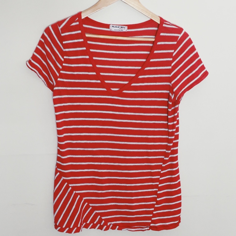 Michael Stars Plunging V RedHot Chili Pepper Tee!!